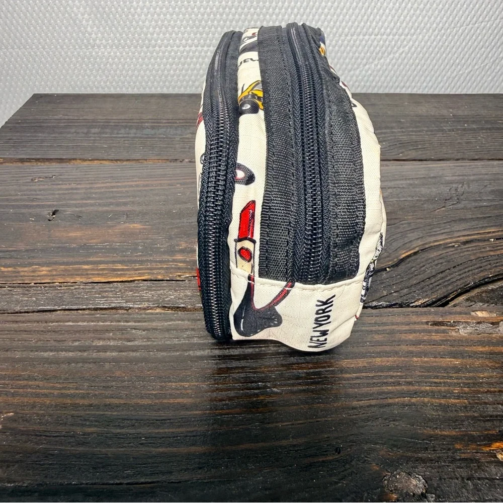 Brighton Stylish Travel-Themed Cosmetic Bag